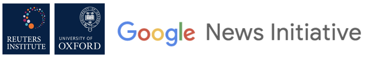 Reuters Institute and Google News Initiative logos