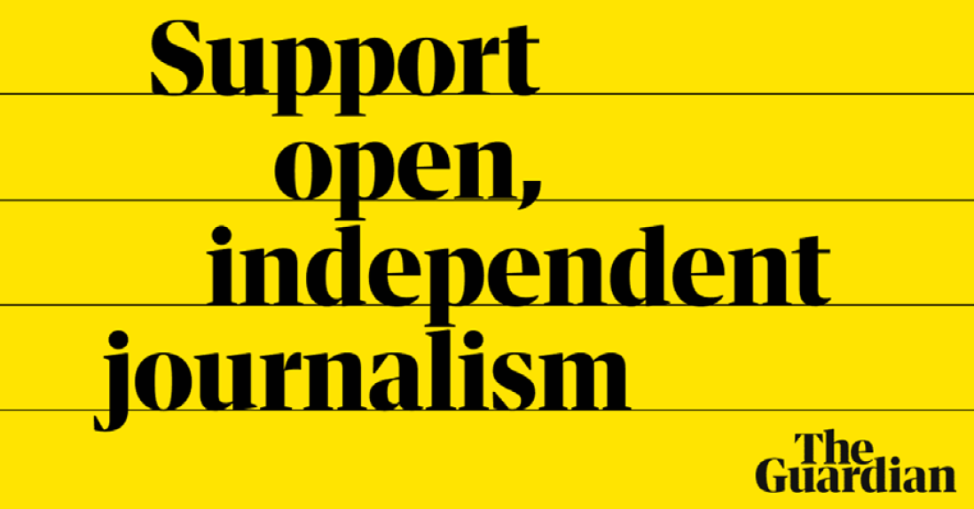 Guardian strapline: Support open, independent journalism