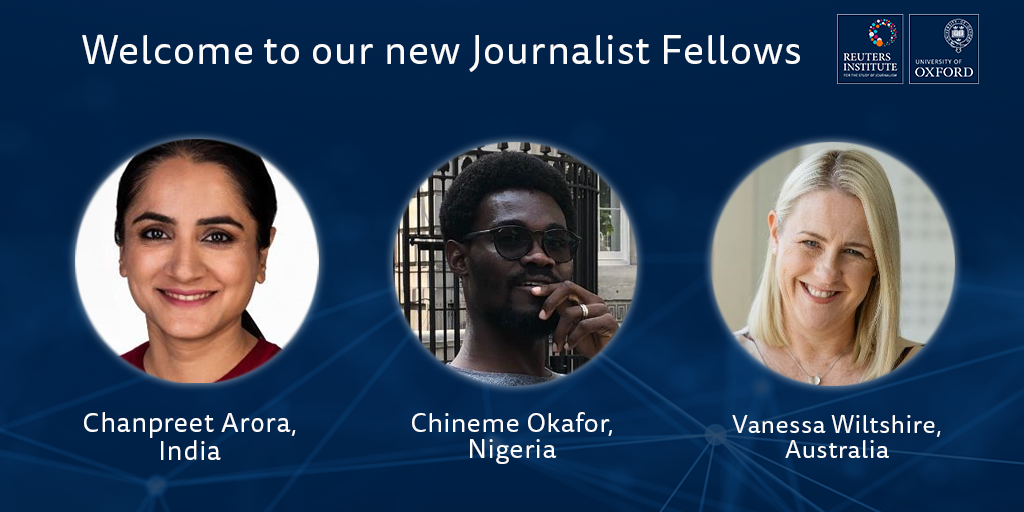 Three new Journalist Fellows