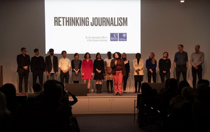Meera Selva and Journalist Fellows