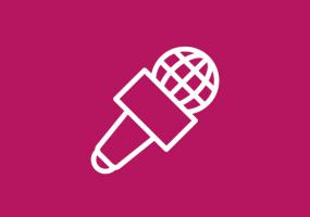 microphone purple