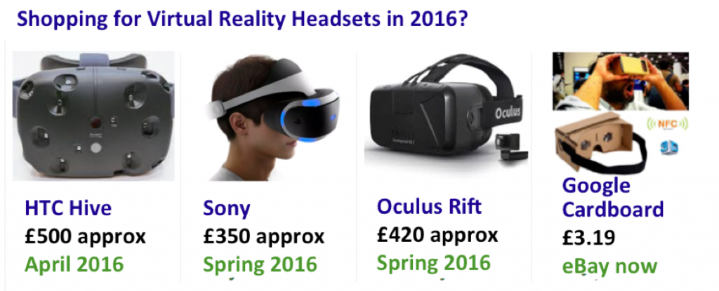 VR headsets