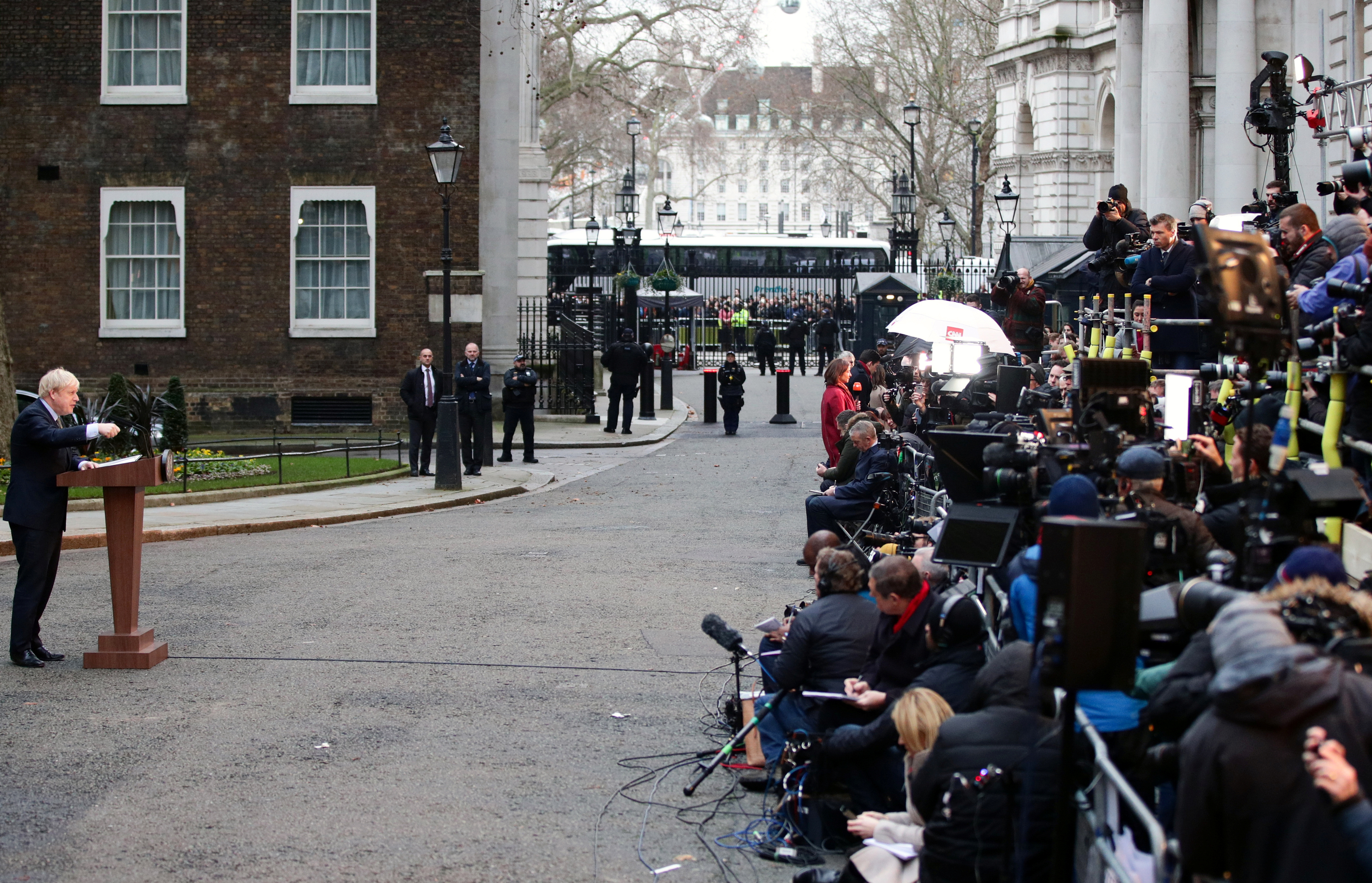 Boris Johnson in Downing Street