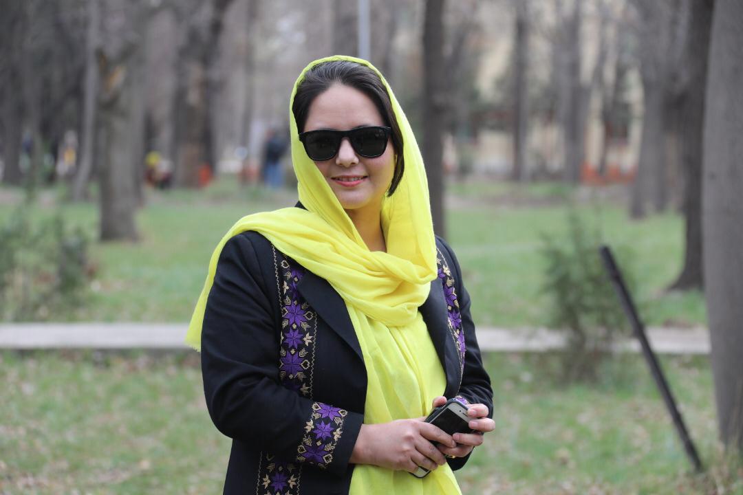 Afghan journalist Zahra Joya. 