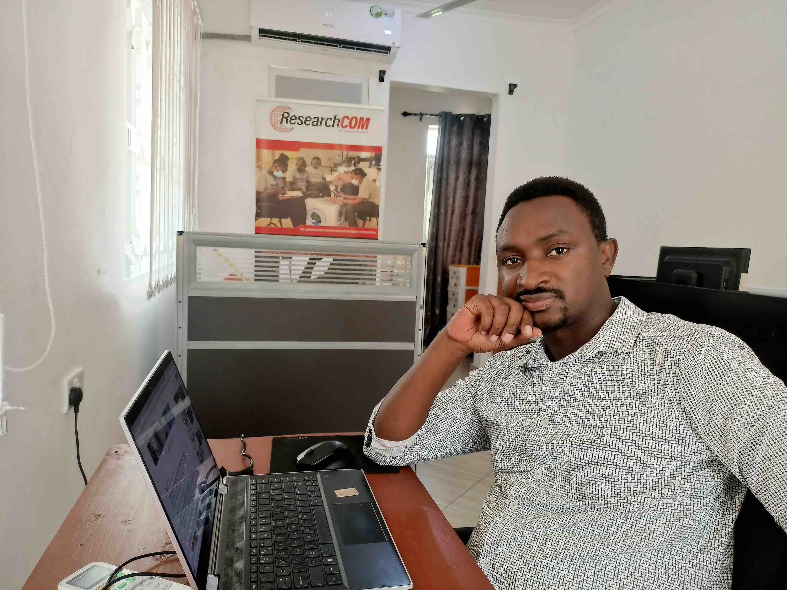 Syriacus Buguzi, founder of digital newspaper MwanaSayansi. 