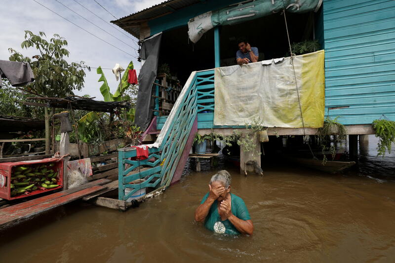 Imagen de unas inundaciones en el estado brasileño de Amazonas. Credit: Reuters/Bruno Kelly.
