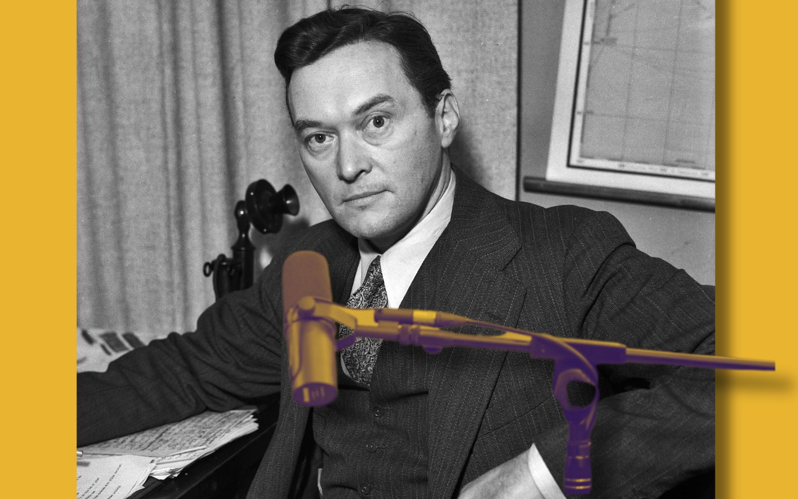 Illustration created by Eduardo Suárez using a picture of Walter Lippman from the Los Angeles Times archive. CC BY 4.0