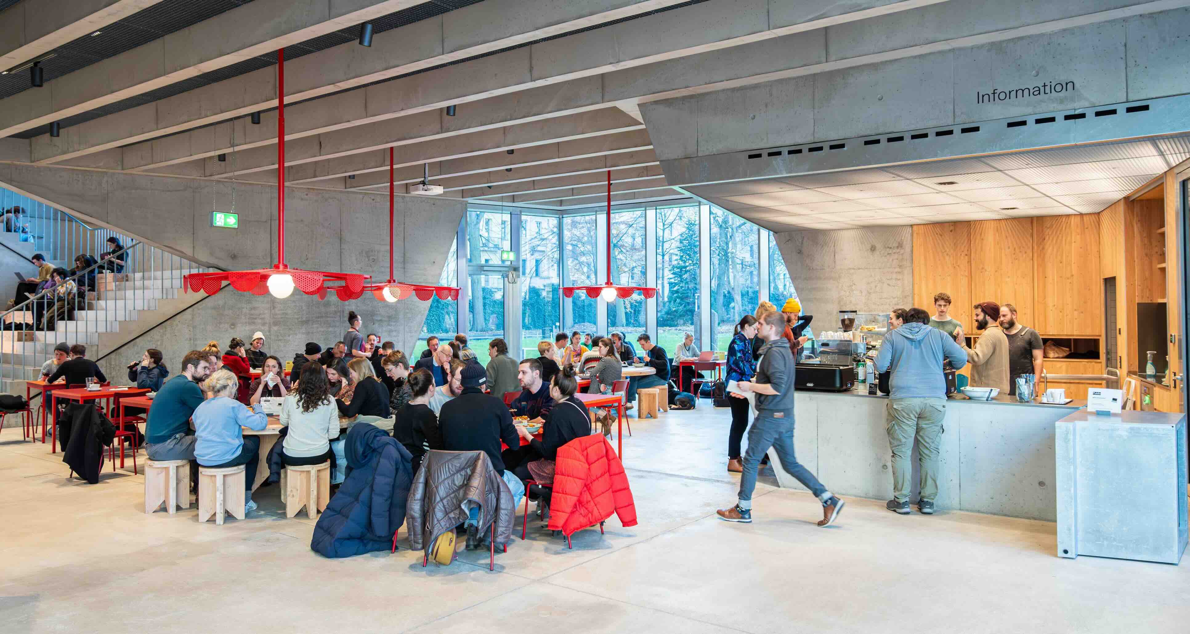 The publicly accessible ground floor of the Publix building in Germany. Credit: Paul Alexander Probst