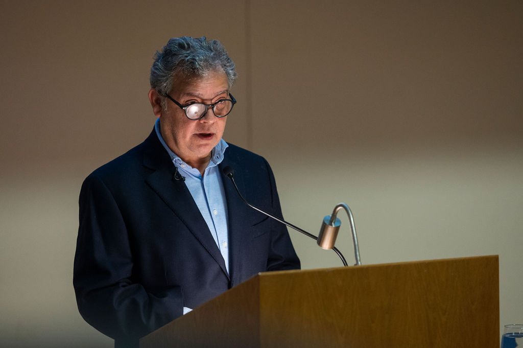 Carlos Dada delivering the 2026 Reuters Memorial Lecture. | John Cairns