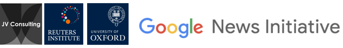 JV Consulting RISJ Google News Initiative logo