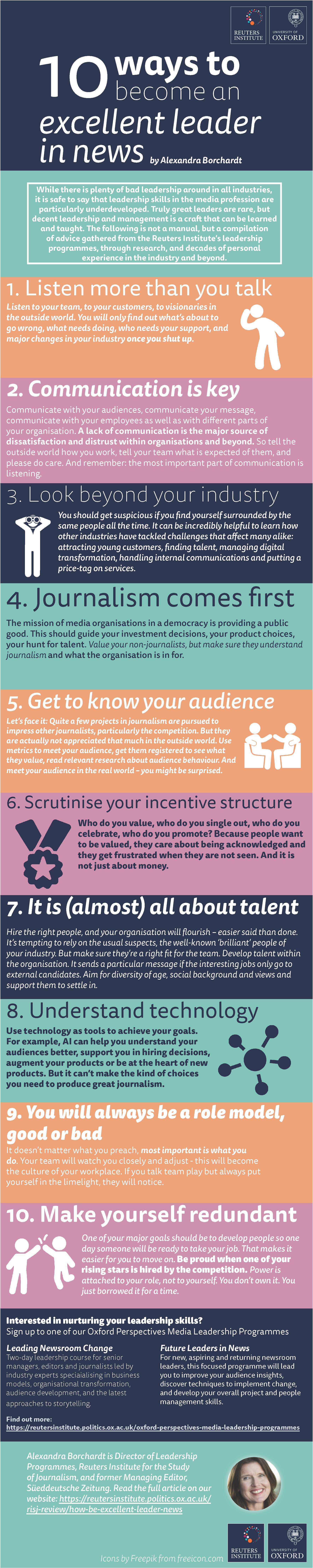 How to be an excellent leader in news [infographic]