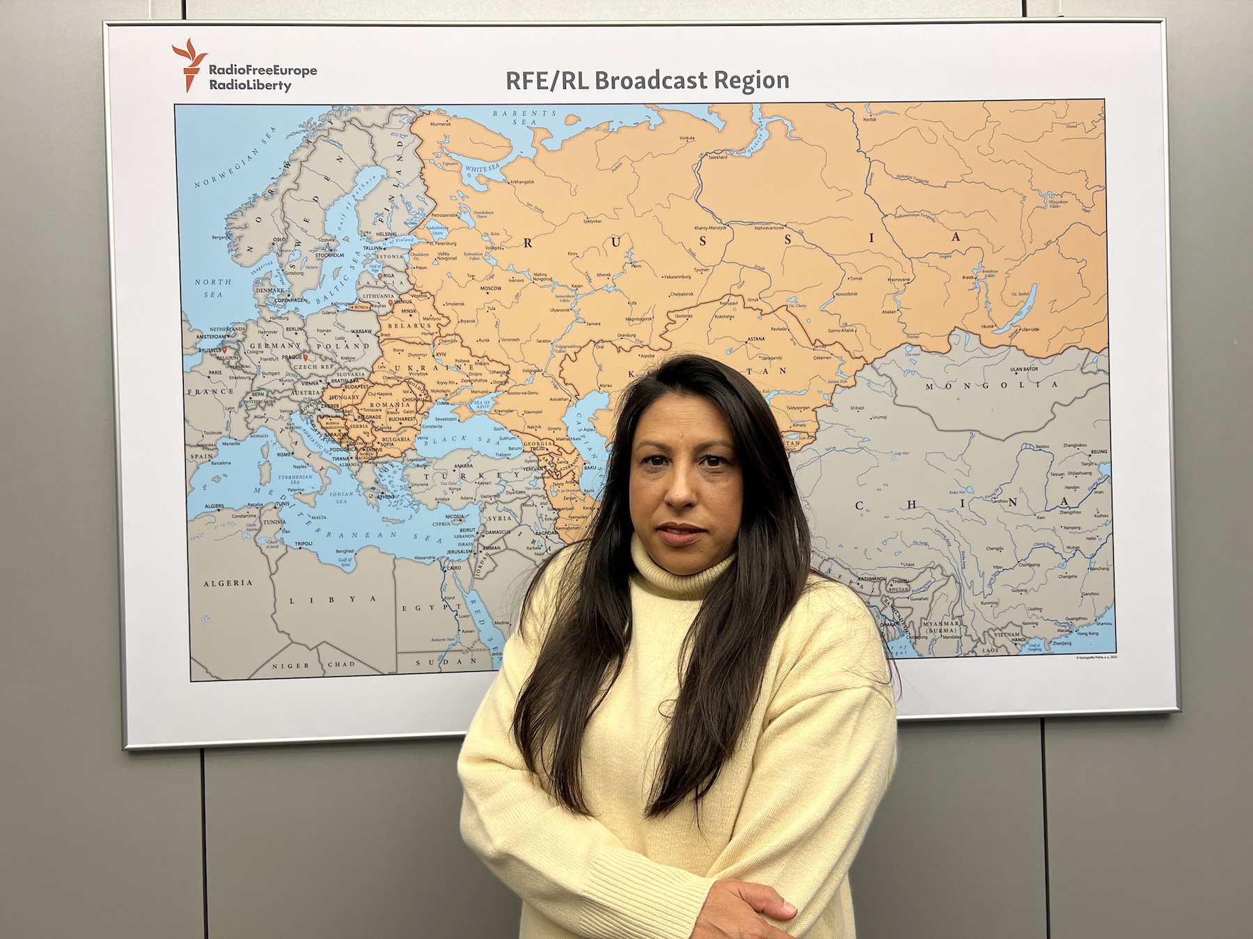 With its radio, digital and television programs, RFE/RL says it reaches close to 50 million people every week in their own languages and in 23 countries, from (South)Eastern Europe over the Caucasus, Central Asia and the Middle East to South Asia