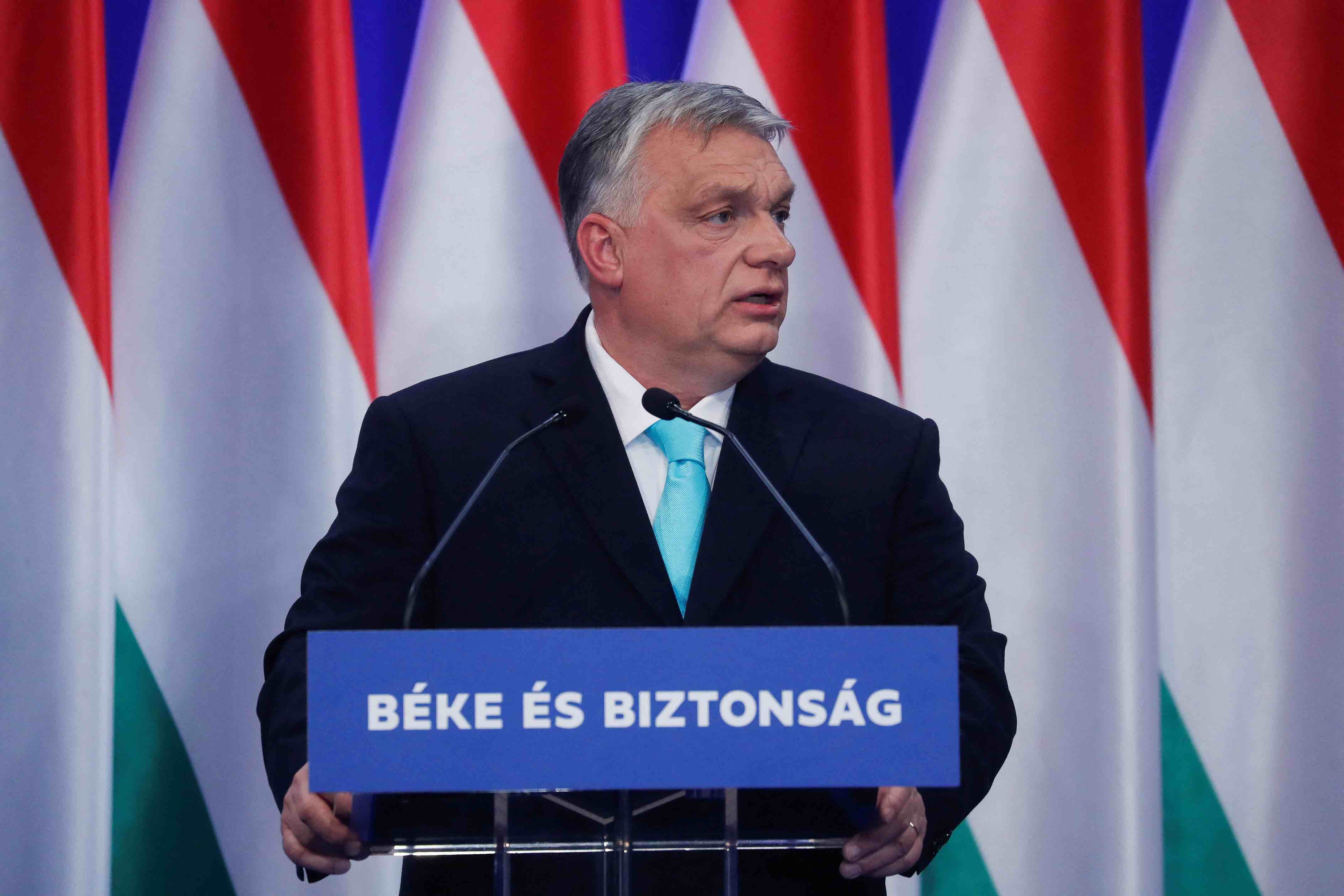 Hungarian Prime Minister Viktor Orban in Budapest in February 2023. REUTERS/Bernadett Szabo