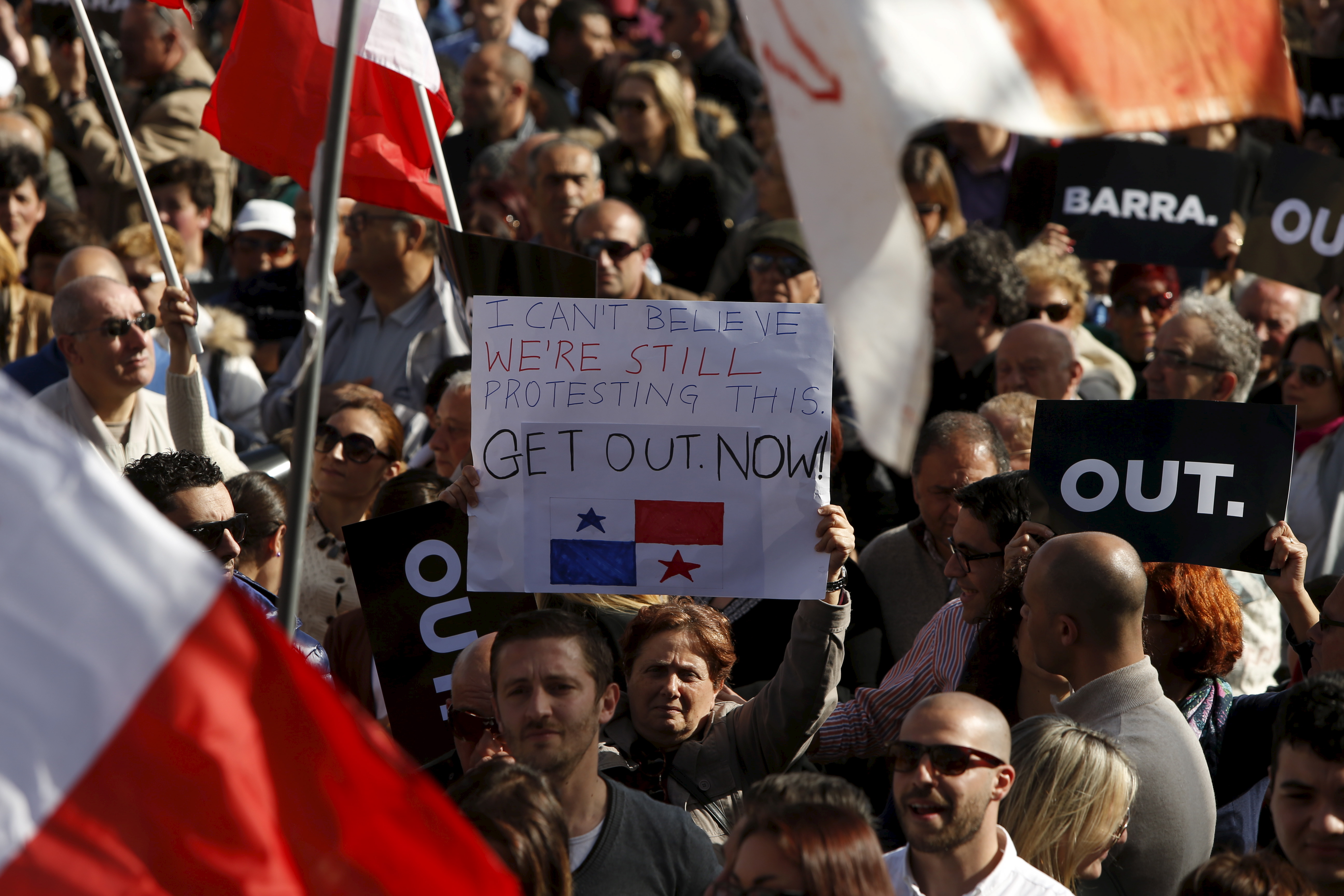 Protest in Malta