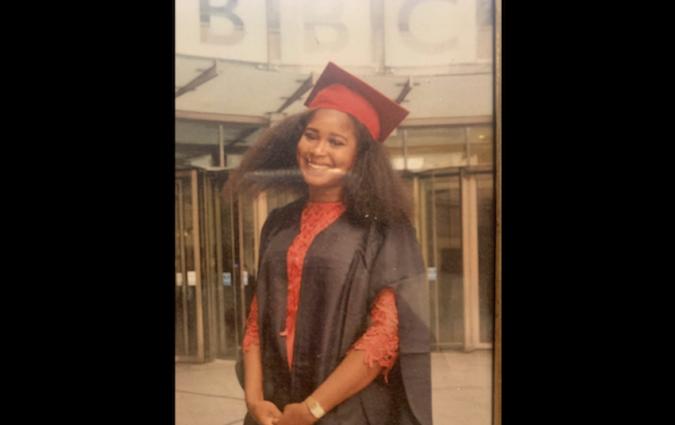 Izin after graduating at the BBC. 