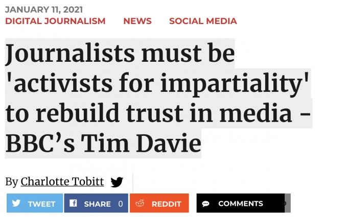 Press Gazette screenshot