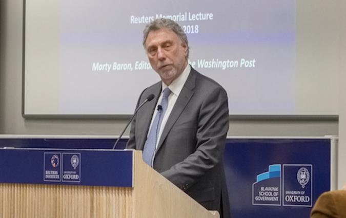 Marty Baron delivers the annual Reuters Institute Memorial Lecture