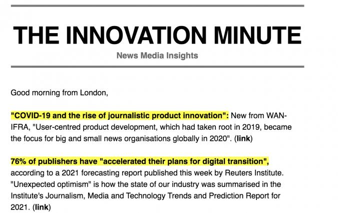 the innovation minute