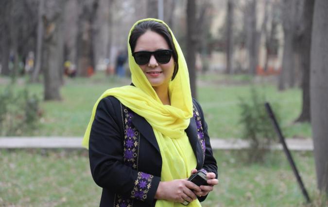 Afghan journalist Zahra Joya. 
