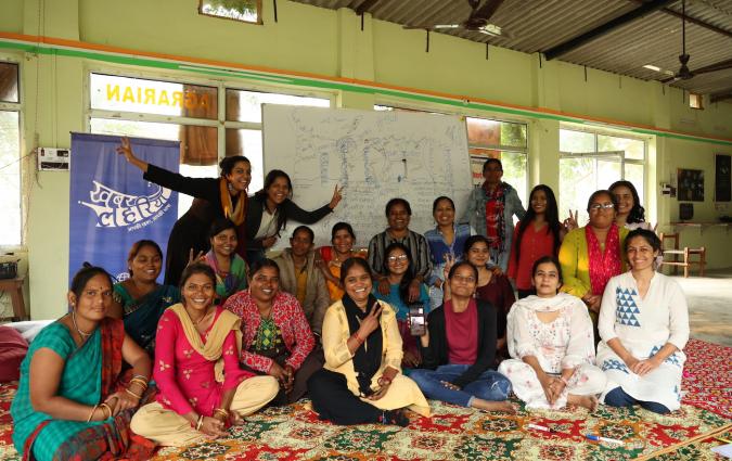 Annual retreat and meeting of Khabar Lahariya, Chambal Media and Chambal Academy teams in Banda, Uttar Pradesh, India