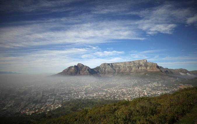 Photo of South Africa's Table Mountain 
