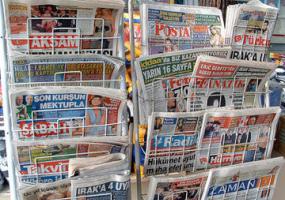 newspaper rack turkey