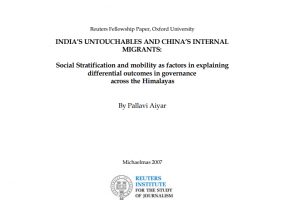 India's Untouchables and China's Internal Migrants