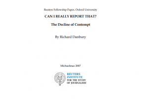 The Decline of Contempt 