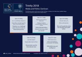 Media and Politics Seminar Series
