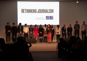 Meera Selva and Journalist Fellows