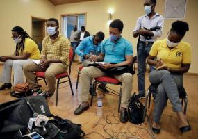 Journalists in Haiti 