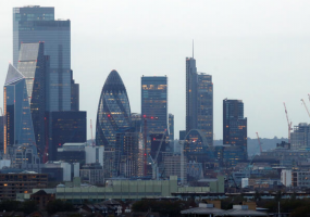 A view of the London skyline, Britain, October 14, 2020. REUTERS/Matthew Childs