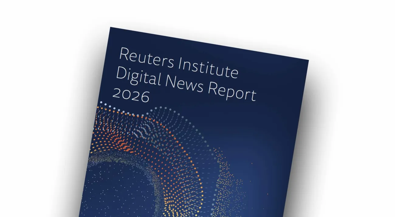 The cover of this year's Digital News Report. 